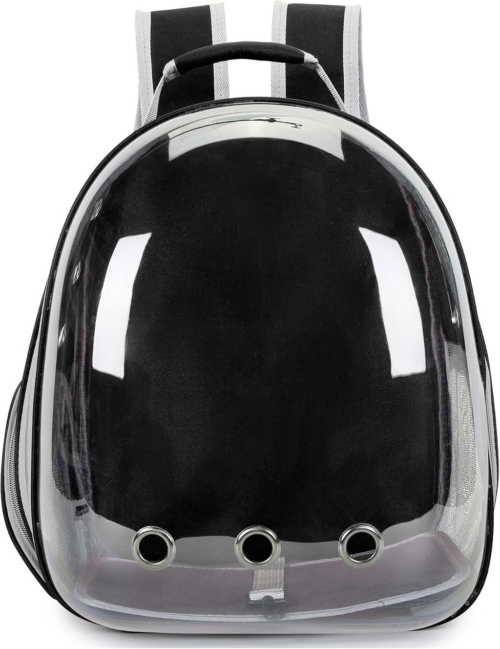 Cat Bubble Backpack Carrier for Small Medium Dogs Cats Carrying Bag, Airline Approved Pet Travel Carrying Bag Dog Hiking Walking Outdoor Backpack (Black)