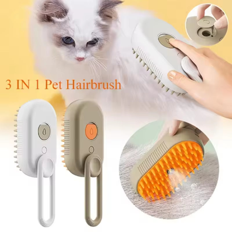 Katze Hund Haustier Reinigung Massage Spray Kamm, Haustier Unterwolle Haar Entfernung Slicker Pinsel Für Hund Und Katze Pflege Werkzeug